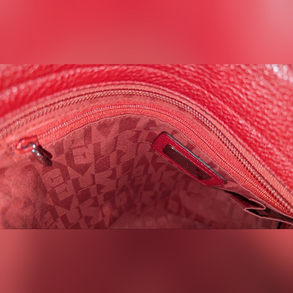 Furla Red Leather Shoulder Bag - Picture 11 of 12